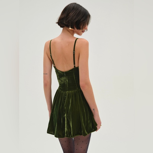 For Love and Lemons Martini Velvet Mini Dress sz M Perfect Condition - Picture 2 of 7